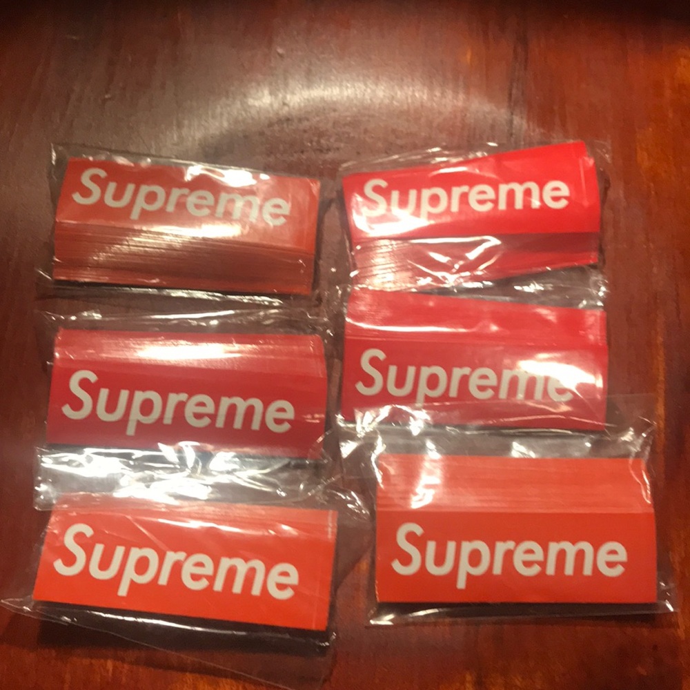 Supreme small box logo stickers
